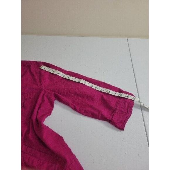 Christopher & Banks Pink Button Front Career Casual Blazer Jacket Womens Size XL - Picture 6 of 11